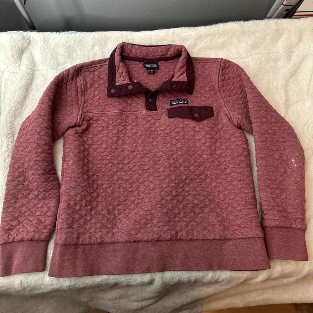 Patagonia cotton quilt snap-T pullover